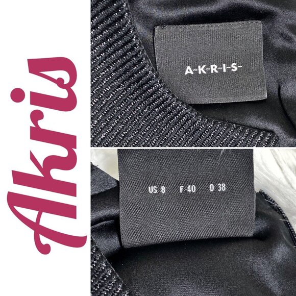 AKRIS BEAD EMBELLISHED ELEGANT SHEATH OCCASION PARTY DRESS, SIZE 8 - Picture 6 of 12